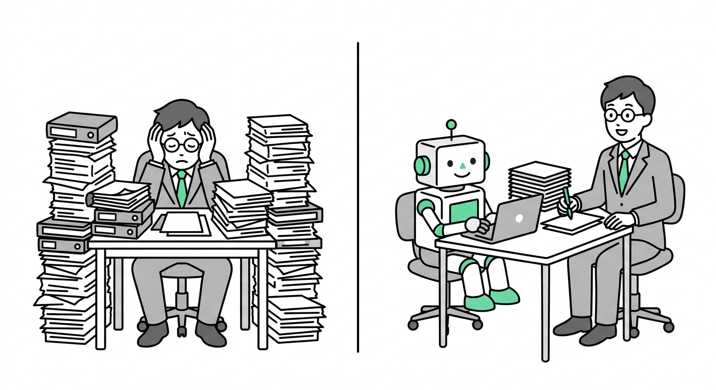 人手不足をAIで解消